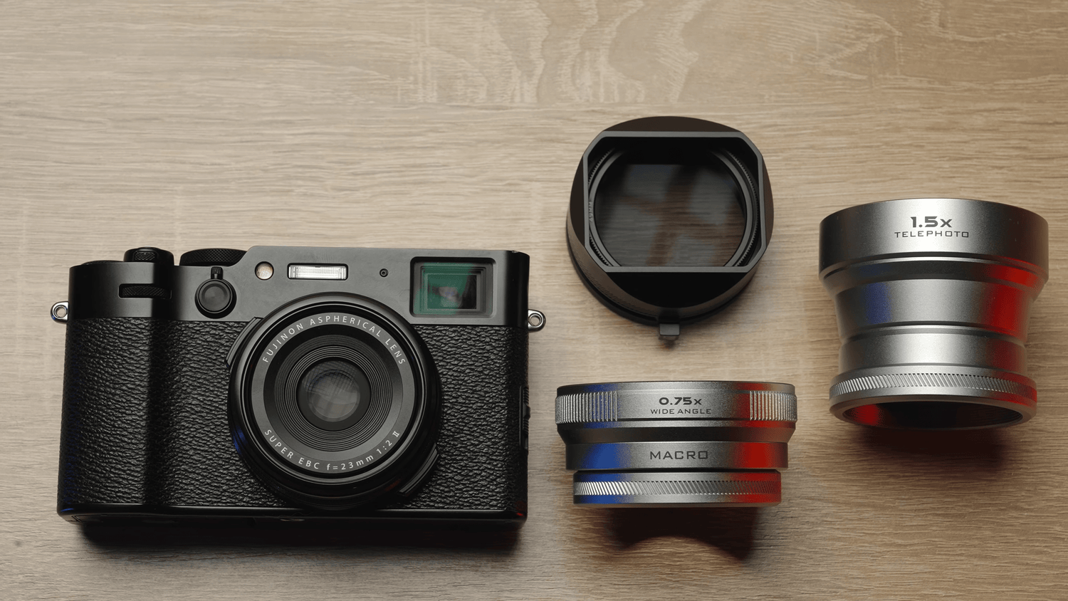 Maximize Your Fujifilm X100VI & X100V with Telephoto, Wide Angle & Macro Lens