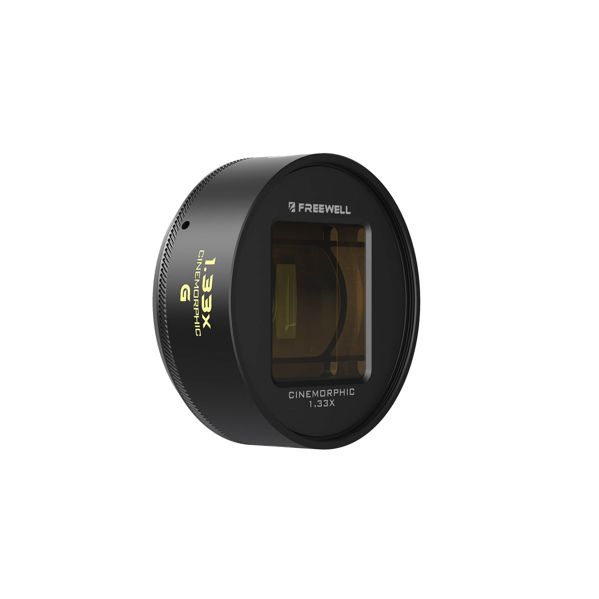 ###Gold 1.33x Anamorphic Lens for Samsung and iPhone Freewell Gear