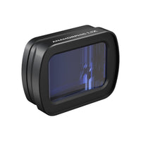 Freewell DJI Pocket 3 1.1X Anamorphic Lens offers a slight widescreen effect, enhancing your footage with iconic anamorphic flares and smooth oval bokeh for a cinematic look.