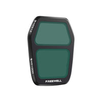 Freewell DJI Air 3S ND1000 filter reduces light by 10 stops, allowing for longer exposure times in bright conditions, perfect for achieving smooth motion blur and professional-quality footage.