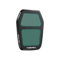 Freewell DJI Air 3S Split ND64/ND128 filter provides superior light control, ideal for shooting in bright conditions, ensuring balanced exposure and vibrant footage.