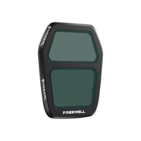 The Freewell DJI Air 3S Split ND32/PL /ND64/PL filters combine ND and polarizing effects to reduce light exposure while cutting glare and reflections, ideal for outdoor and high-contrast conditions.