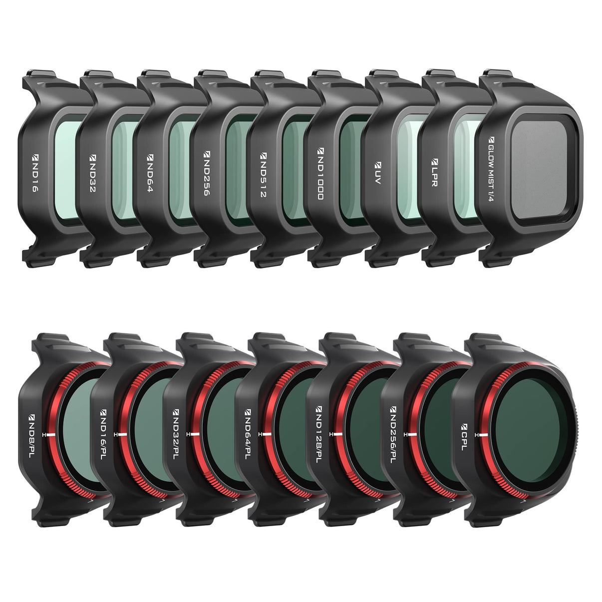 a pack of 16 filters for dji mini 5 pro
