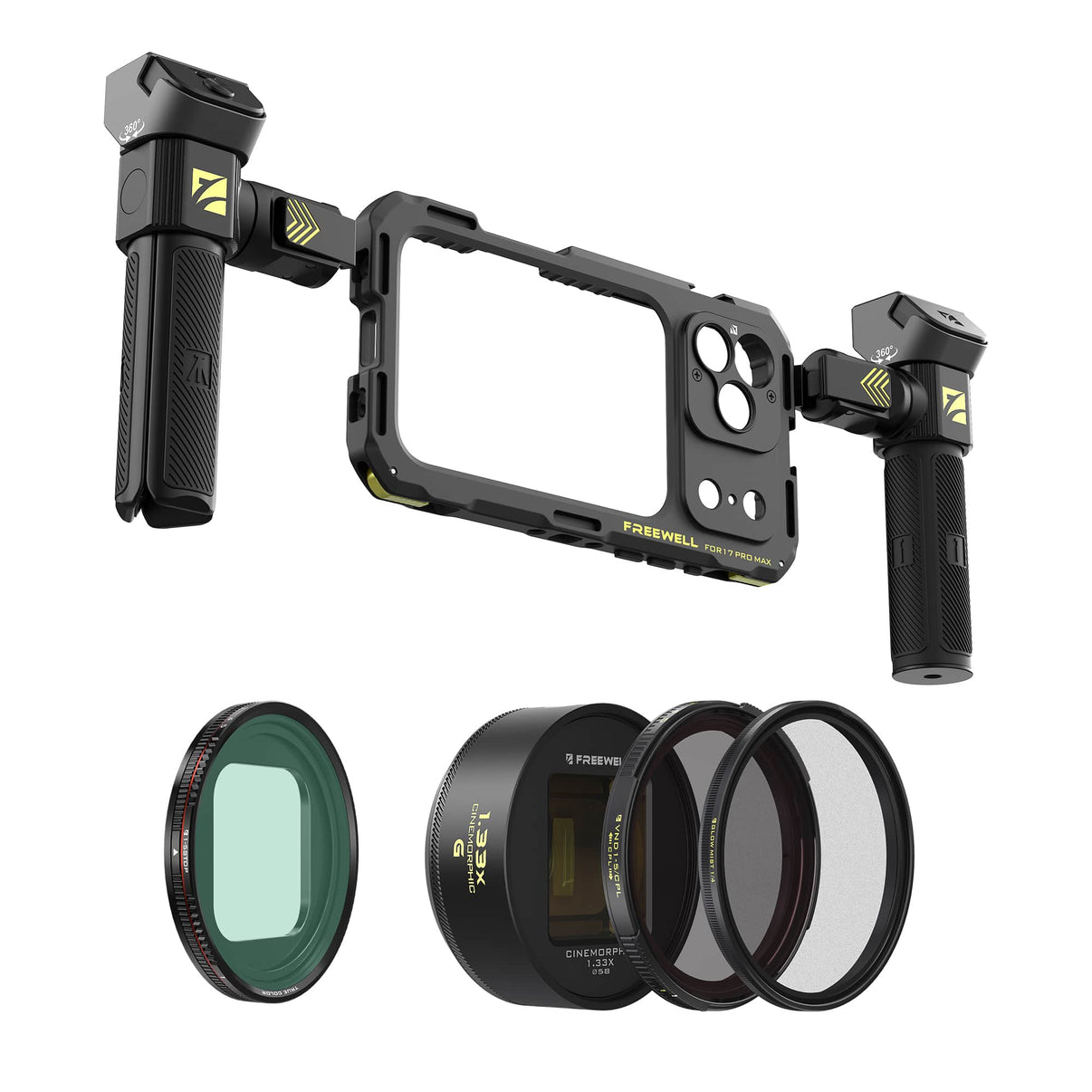 iPhone Genius Rig Cine Kit - iPhone 17 Pro Max- Freewell Gear