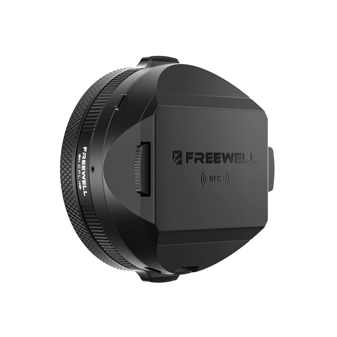 NFC lens cap fitted to Freewell NIKKOR Z 40mm Real Lens Hood
