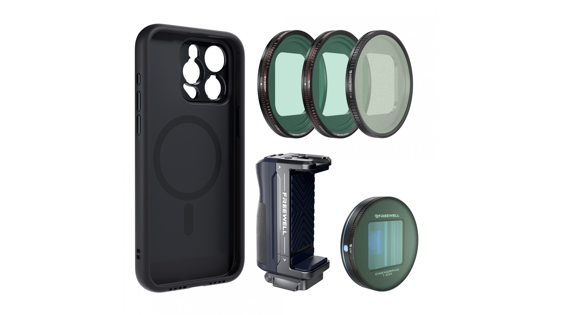 Kit básico Samsung Galaxy Ultra: filtros ND e capa MagSafe
