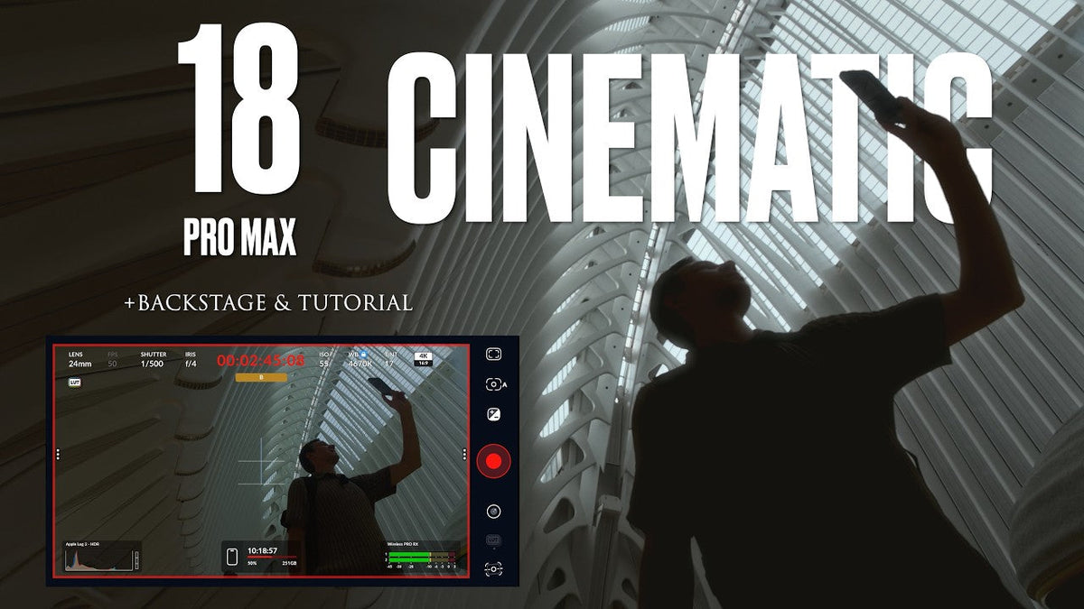 Cinematic iPhone 18 Pro Max filming tutorial with Freewell and Blackmagic Camera