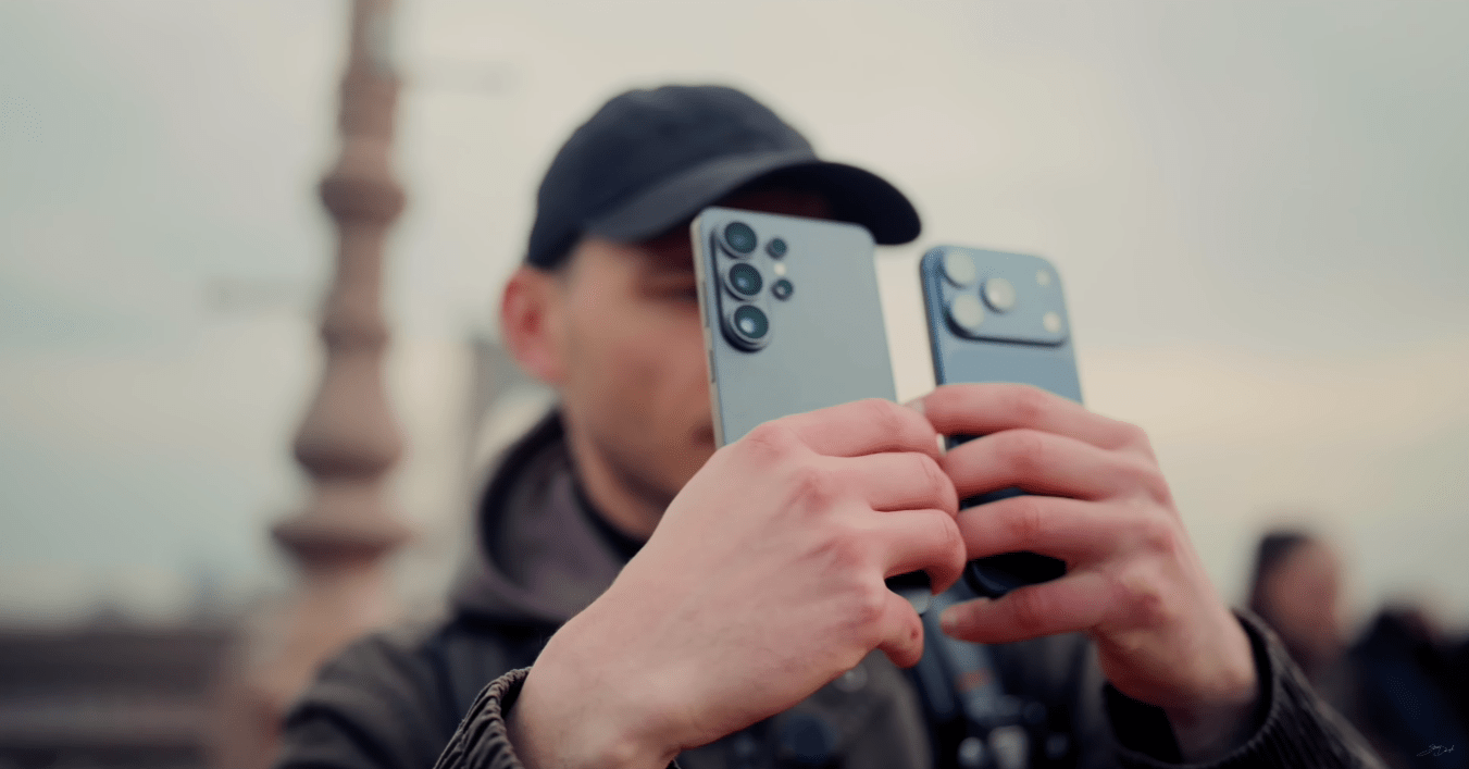 iPhone 17 Pro and Samsung Galaxy S26 Ultra camera comparison in New York City