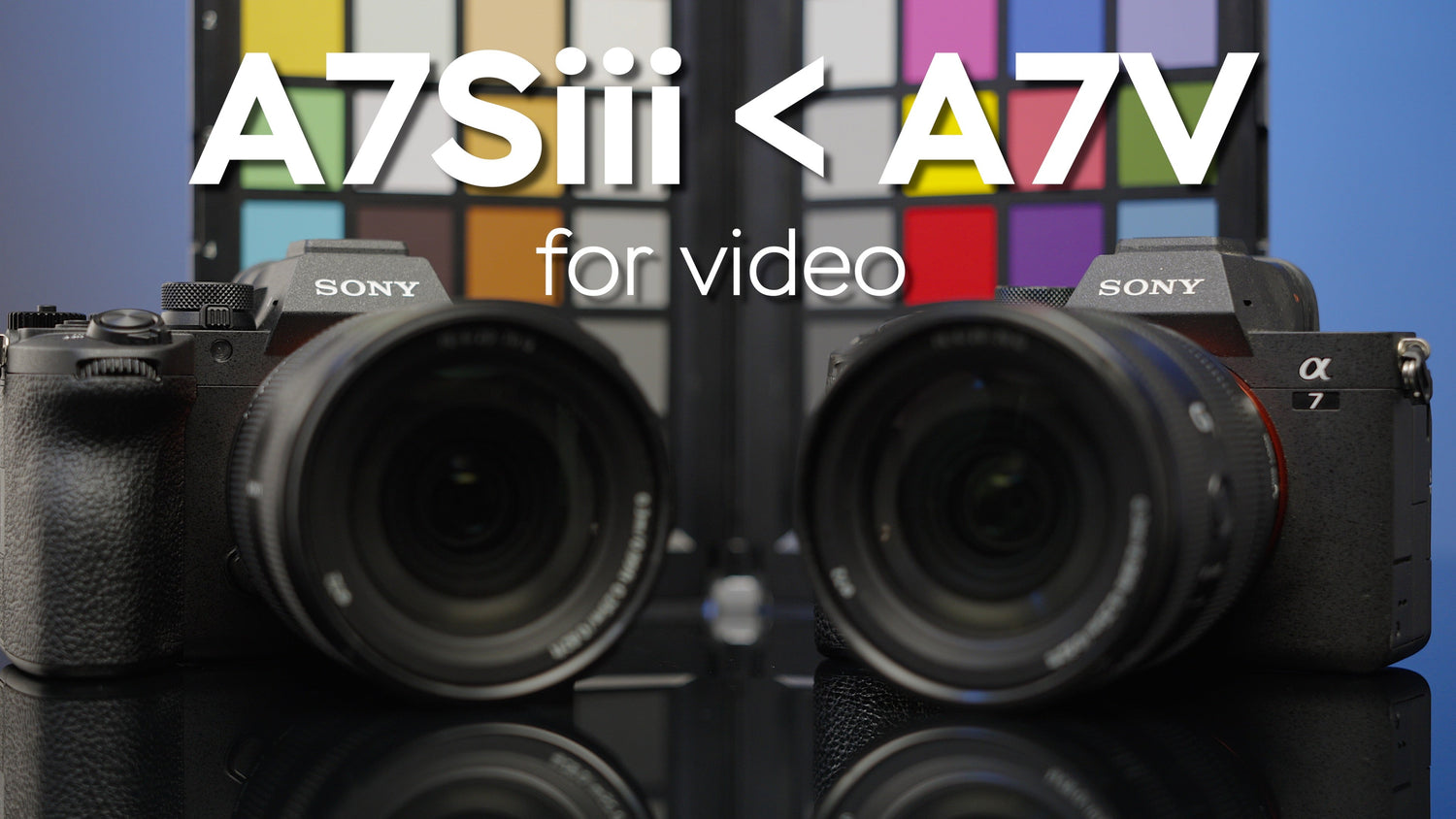 Sony camera comparison A7V, FX3, A7SIII