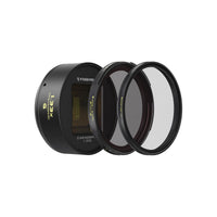 Freewell 1.33x gold anamorphic lens with VND/CPL and glow mist filter.