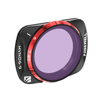 Freewell DJI Pocket 3 VNDXMIST 6-9 filter offers 6-9 stops of light reduction while adding a soft glow effect, ideal for controlling exposure and creating cinematic diffusion in your footage.