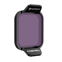 Freewell DJI Flip ND64 Filter reduces light by 6 stops, perfect for capturing vibrant, detailed shots in moderate light conditions.