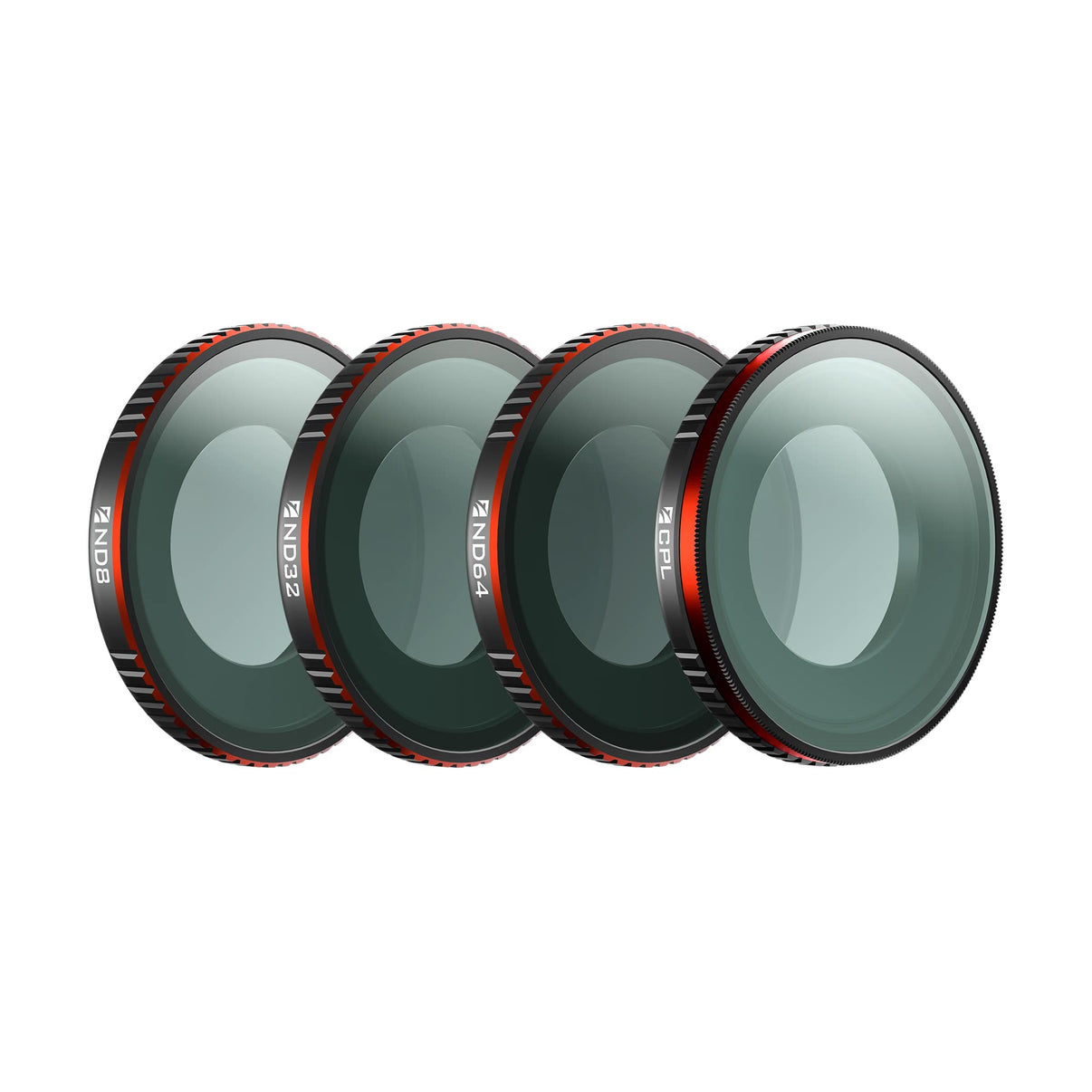 Insta360 GO Ultra ND filters 4 pack including ND8, ND32, ND64 and CPL from Freewell.