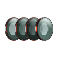 Insta360 GO Ultra ND filters 4 pack including ND8, ND32, ND64 and CPL from Freewell.
