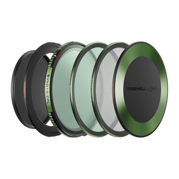Brandon Li 86mm Variable ND/CPL, Glow Mist, ND32 Filter – Freewell