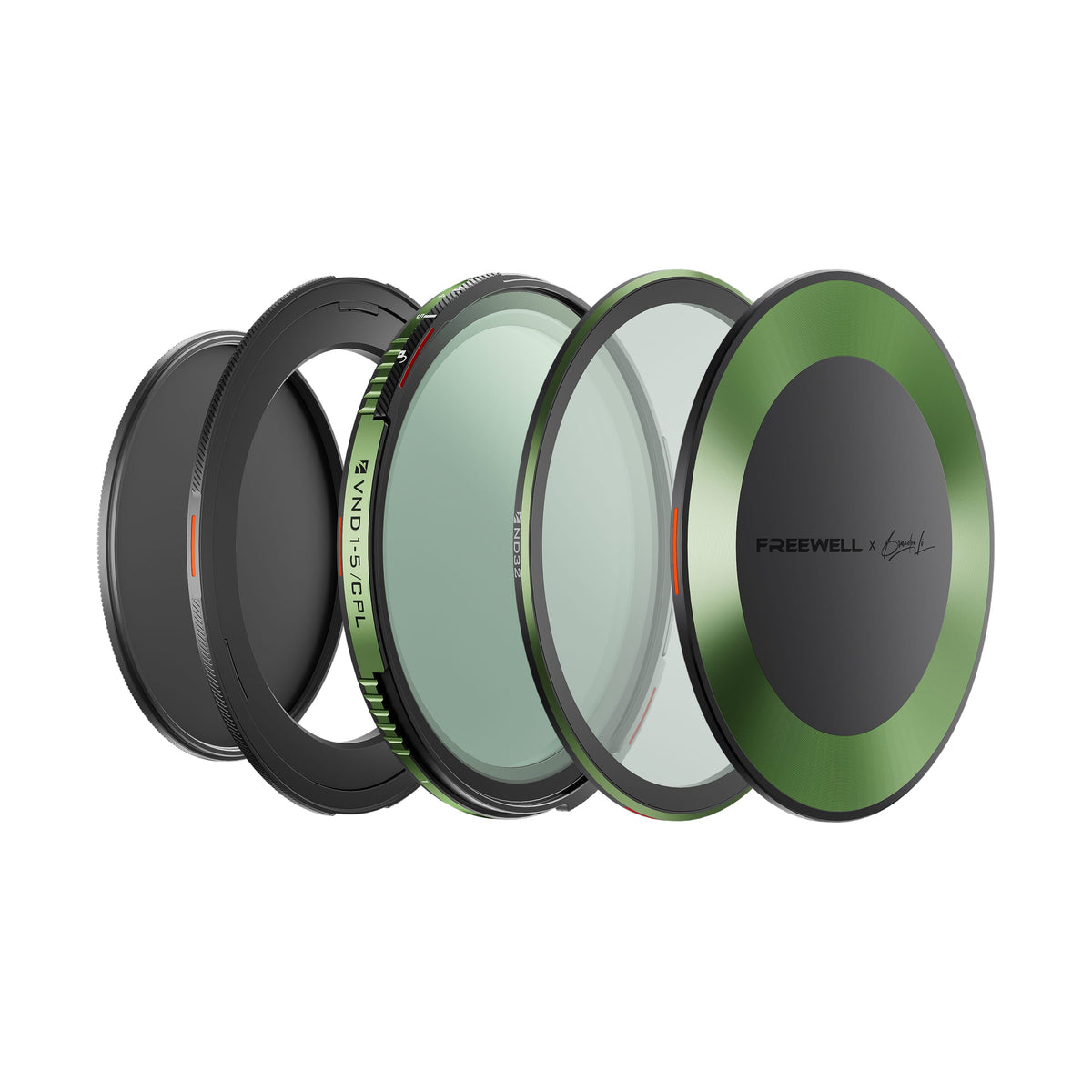 Brandon Li x Freewell Variable ND/CPL & ND32 Filter - 72mm 