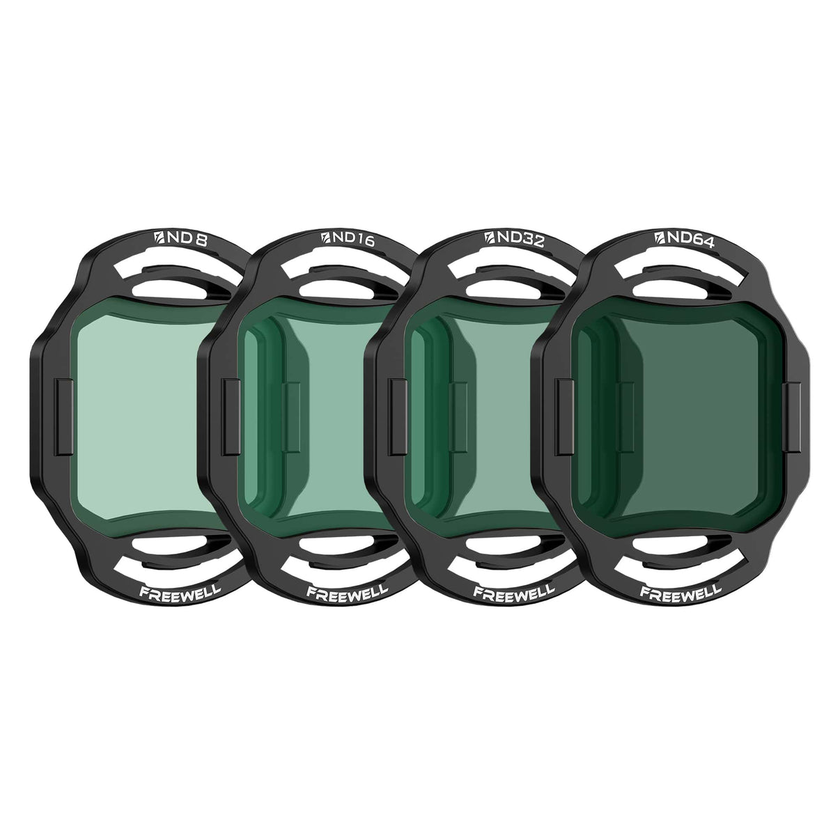 Freewell DJI O4 Air Unit Pro ND8, ND16, ND32 and ND64 filters.