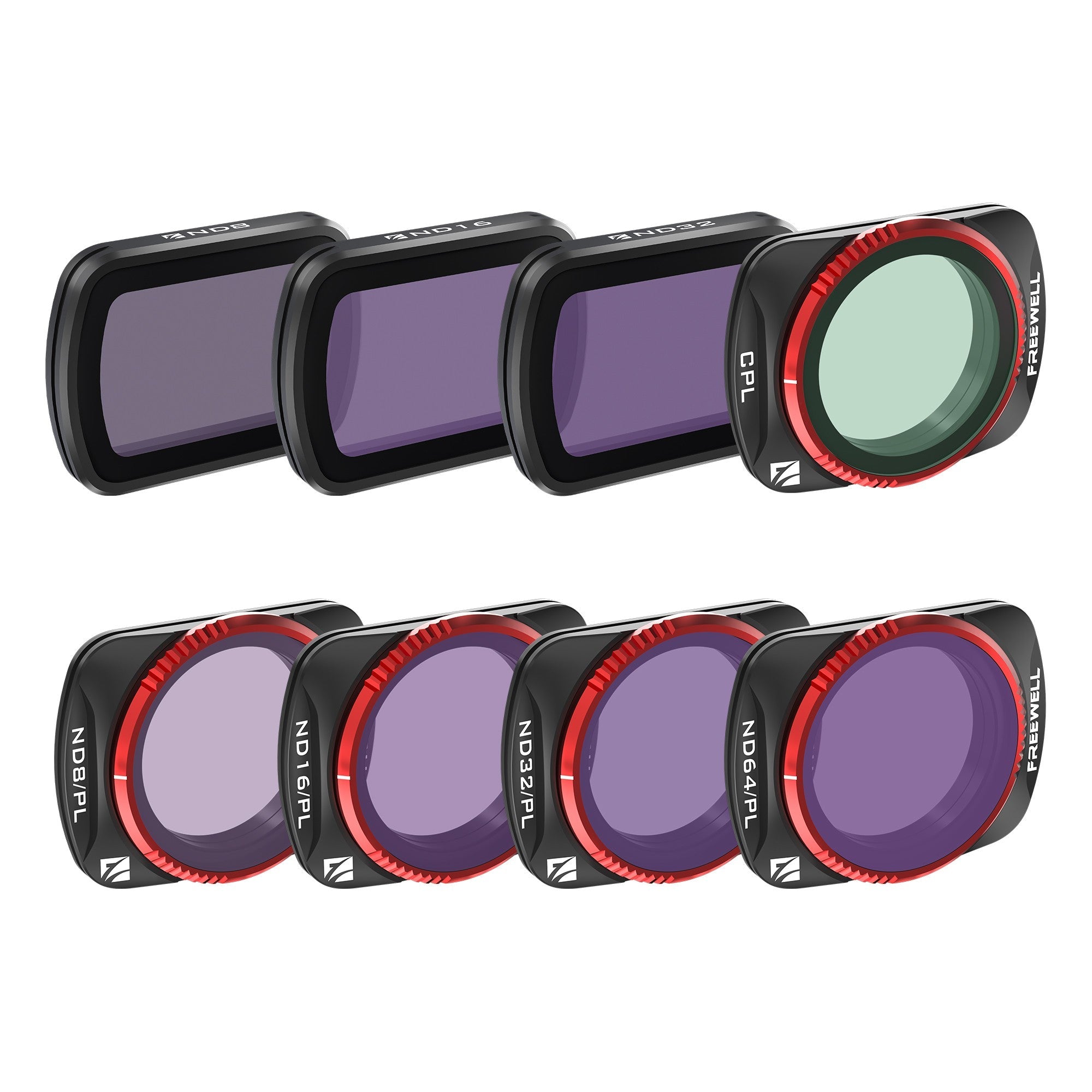Freewell 2-in-1 Macro & Wide Angle Lens Kit For DJI Pocket 3 With ND Filters