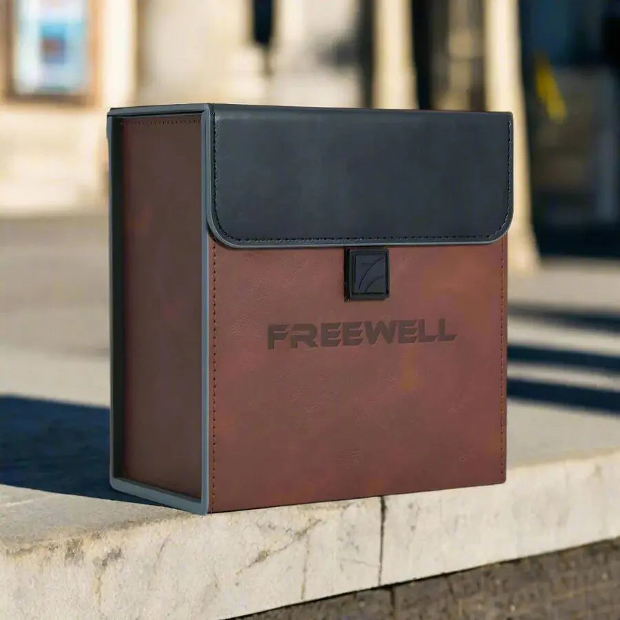 Brown protective storage case for the Freewell Real Locking filter system