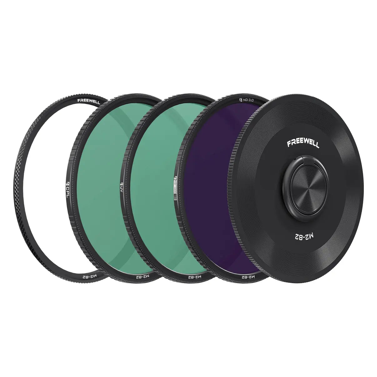 Freewell M2 3 Pack with ND1000, CPL, UV, base ring and magnetic lens cap