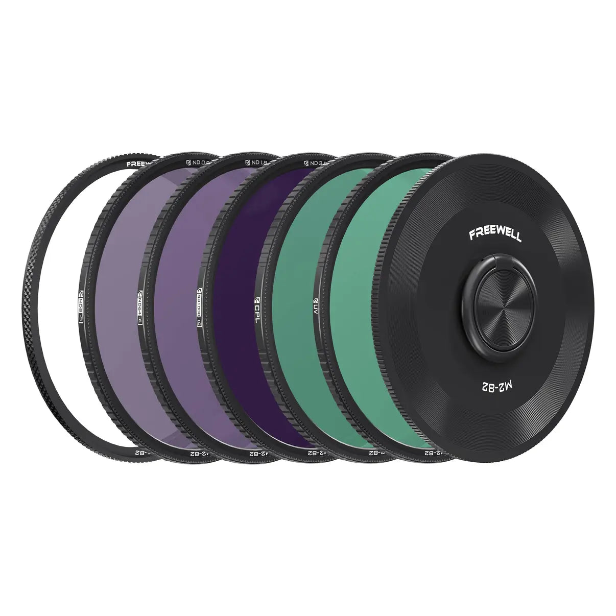Freewell M2 5 Pack with ND8, ND64, ND1000, CPL, UV, base ring and magnetic lens cap