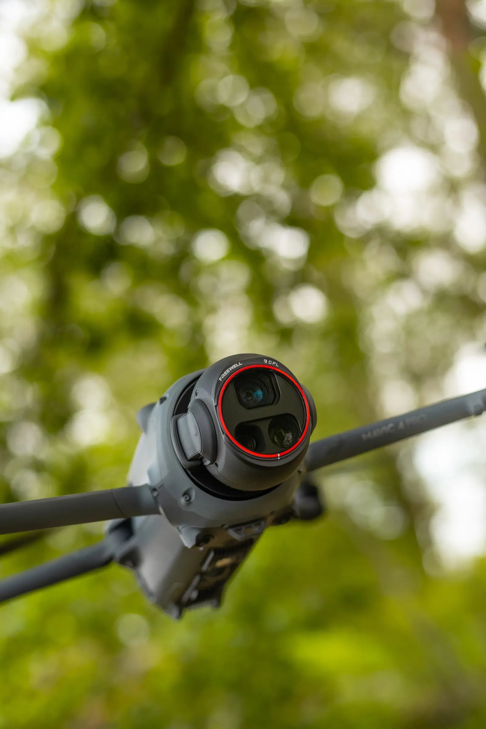 Freewell polarized filter mounted on DJI Mavic 4 Pro