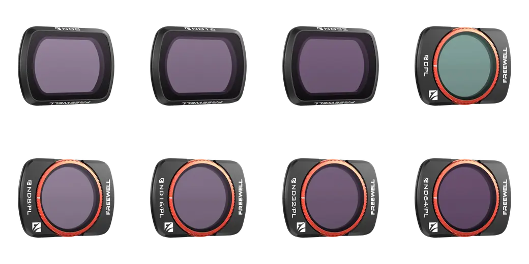 Freewell All Day 8-Pack ND, CPL and ND/PL filters