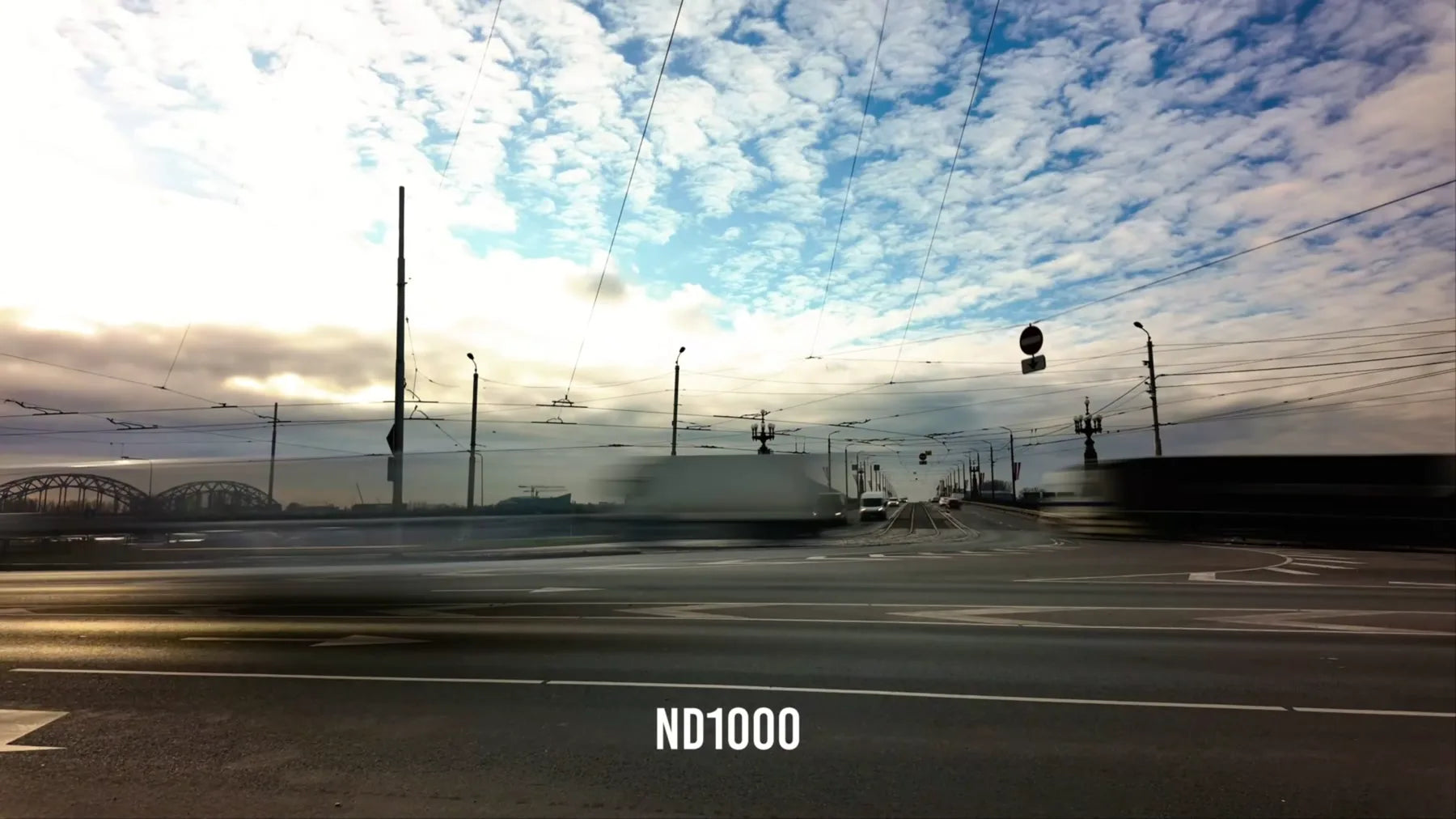 ND1000 long exposure shooting scene
