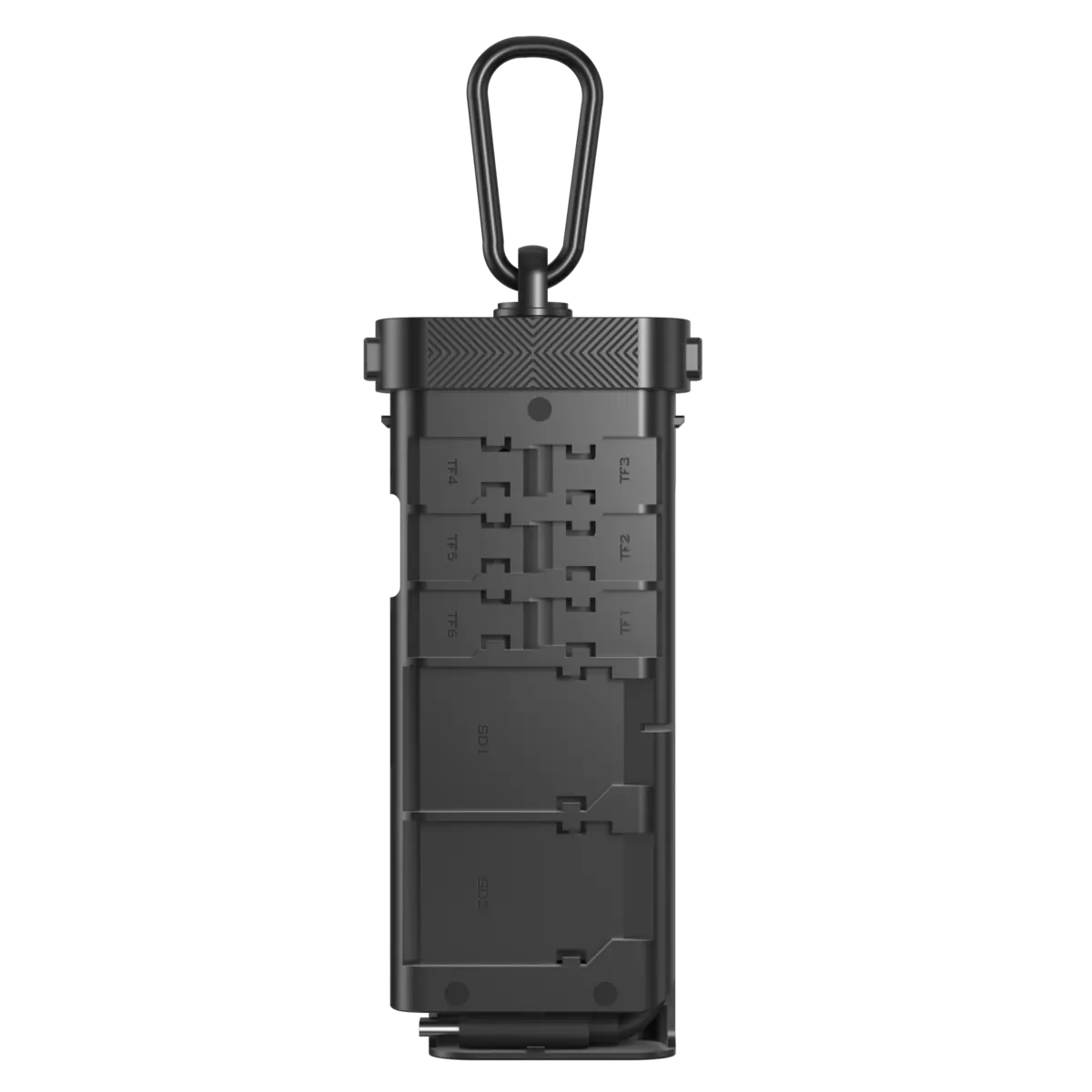 Front internal storage layout of the Pro Reader
