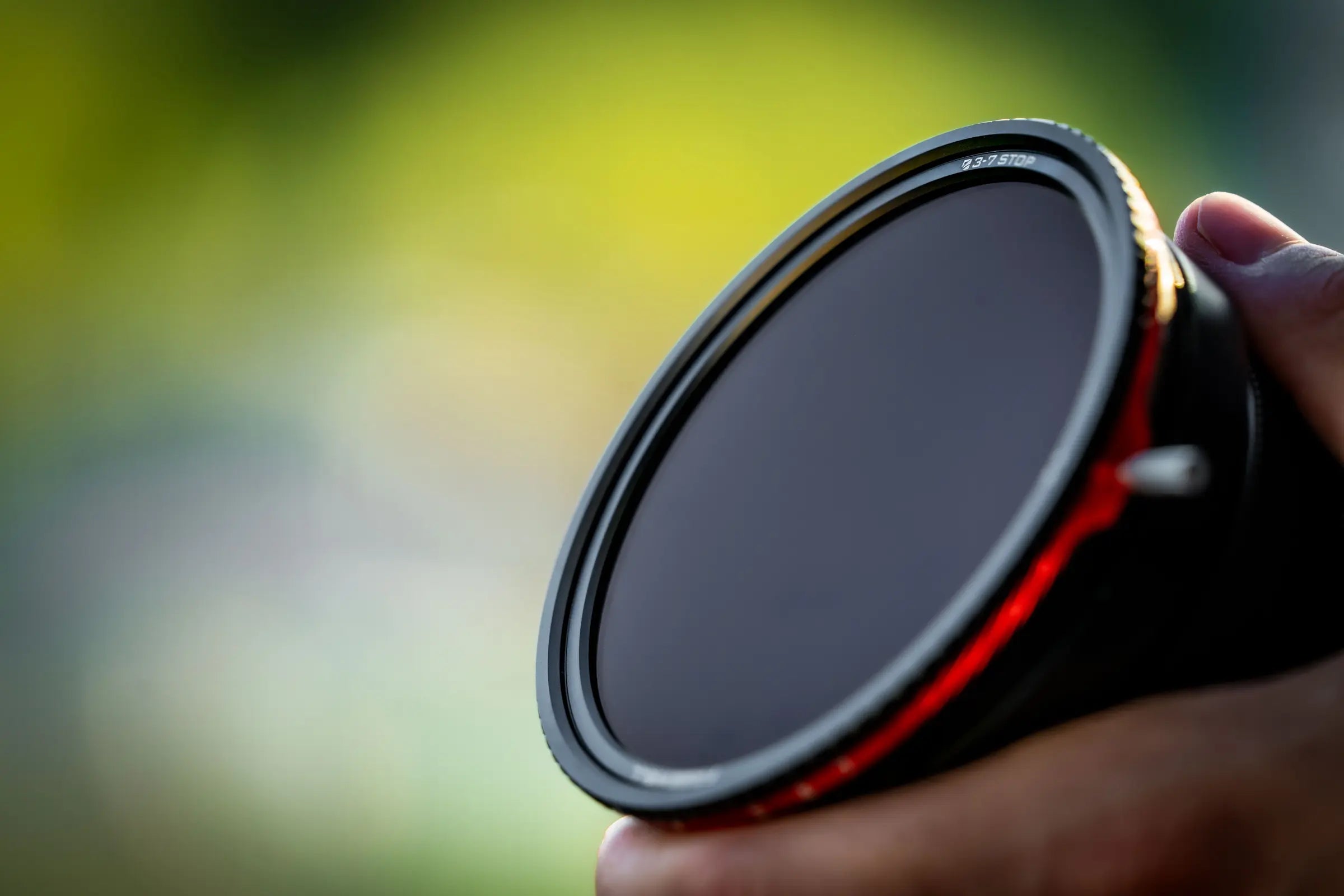 Close-up of the Freewell V2 3 to 7 stop filter