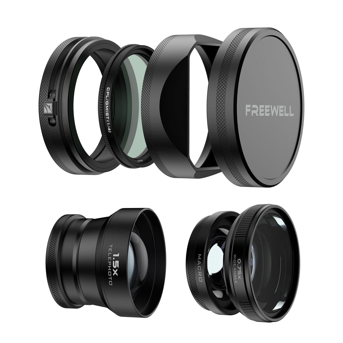 Freewell Fuji X100VI and X100V Lens Pro Kit