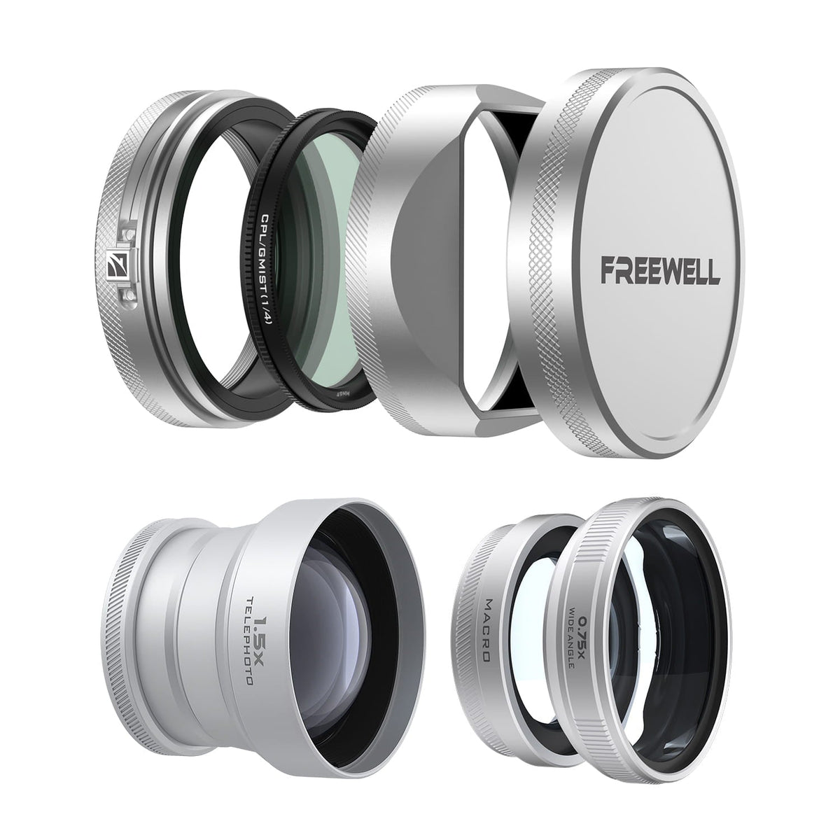 Freewell Fuji X100VI and X100V Lens Pro Kit