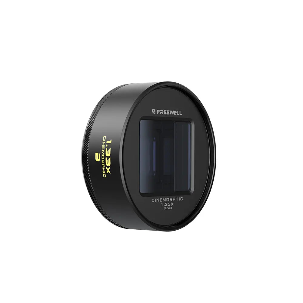 Freewell 1.33x anamorphic lens with Blue flare
