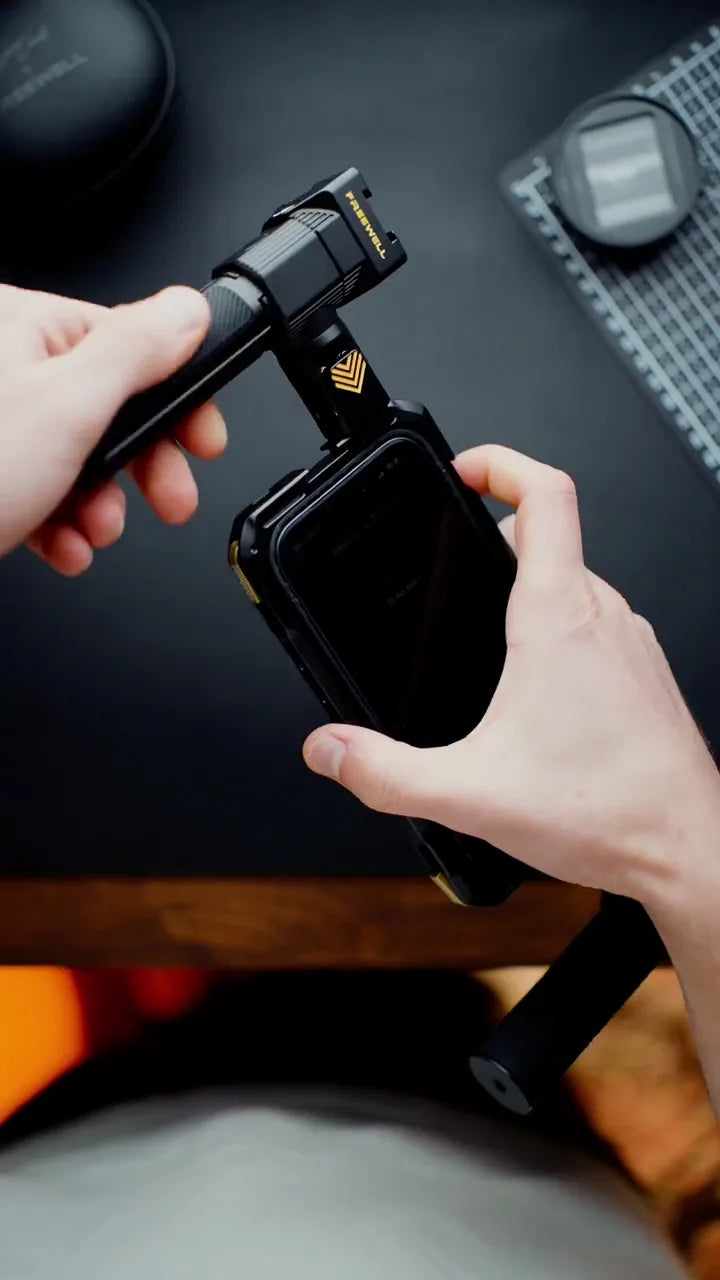 iPhone Genius Rig Cage – SnapClamp, Filters, Remote Kit – Freewell