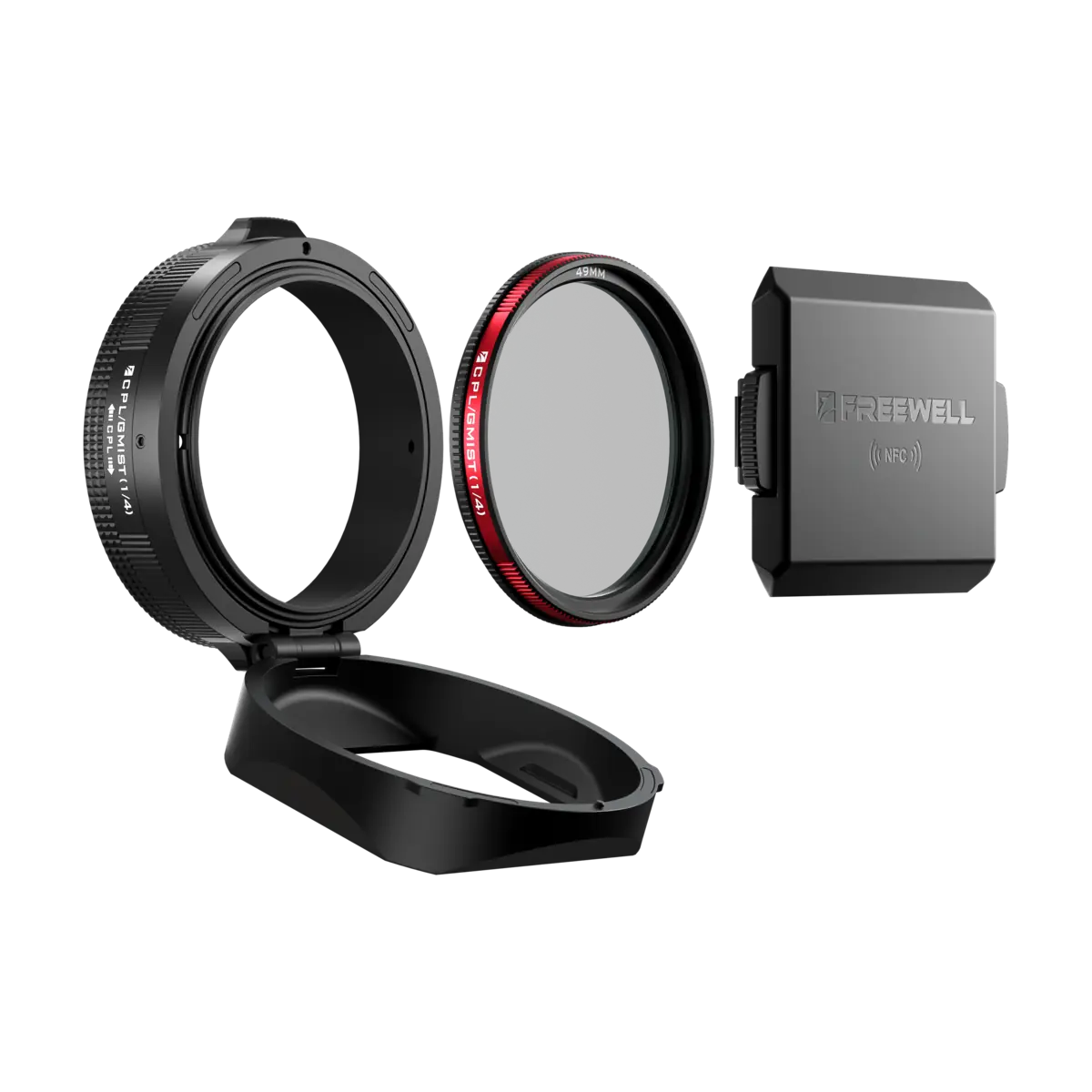Black Freewell Real Lens Hood for Fujifilm GFX100RF