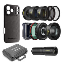 iPhone 17 Pro Max case with 1.55x cinemorphic sets