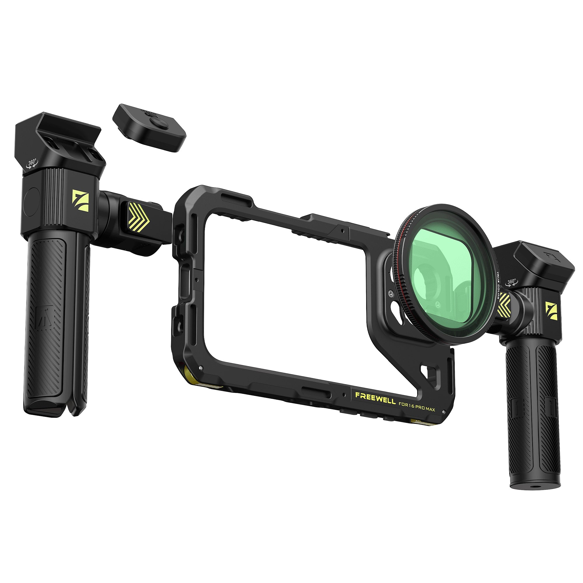 Freewell Genius Rig Kit iPhone 16 Pro用美品 iPhone Genius Rig Kit: VND Filter, Tripod & Remote