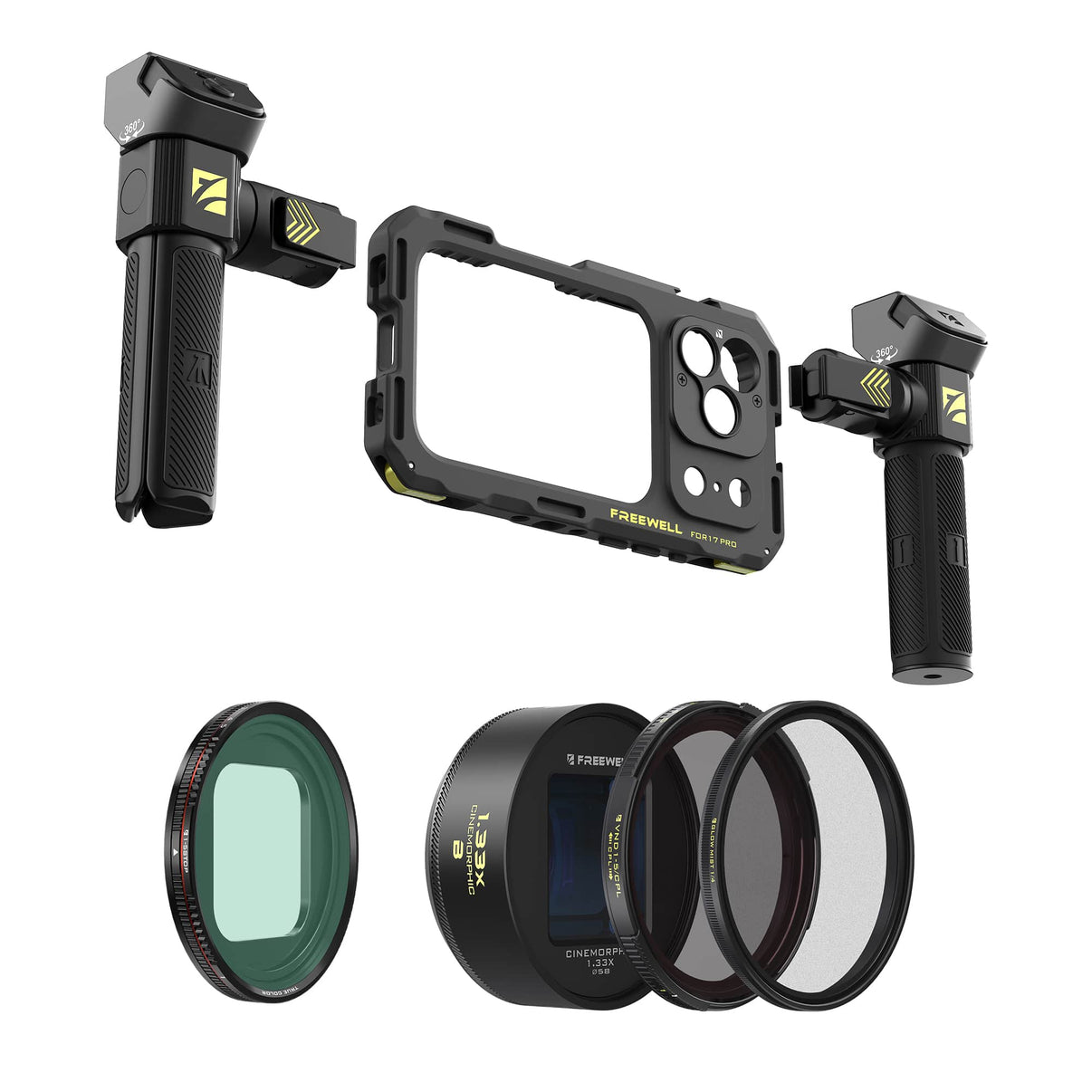 iPhone Genius Rig Cine Kit - iPhone 17 Pro- Freewell Gear
