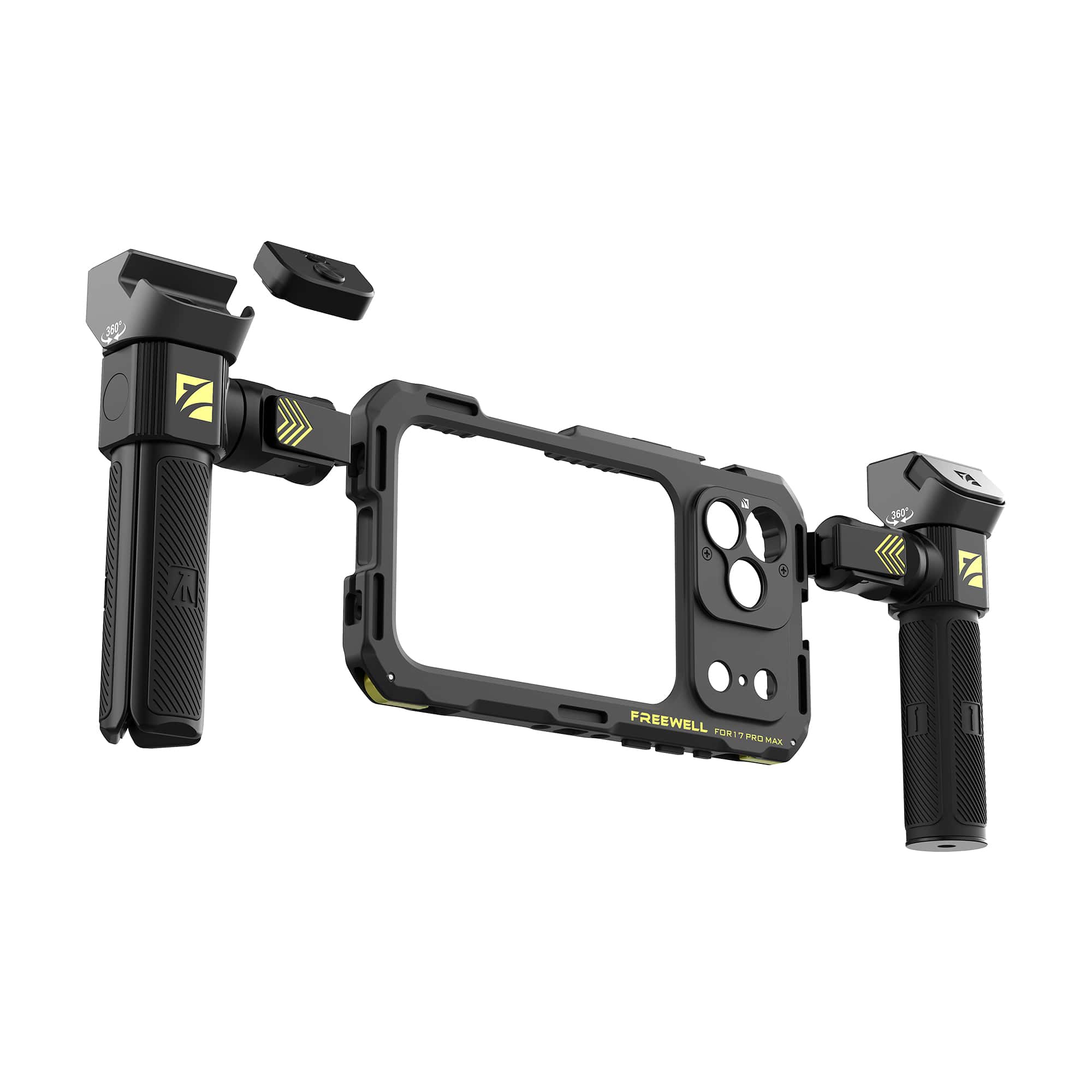 iPhone Genius Rig Cage – SnapClamp, Filters, Remote Kit