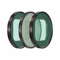 A set of three magnetic filters for freewell iPhone case and cage