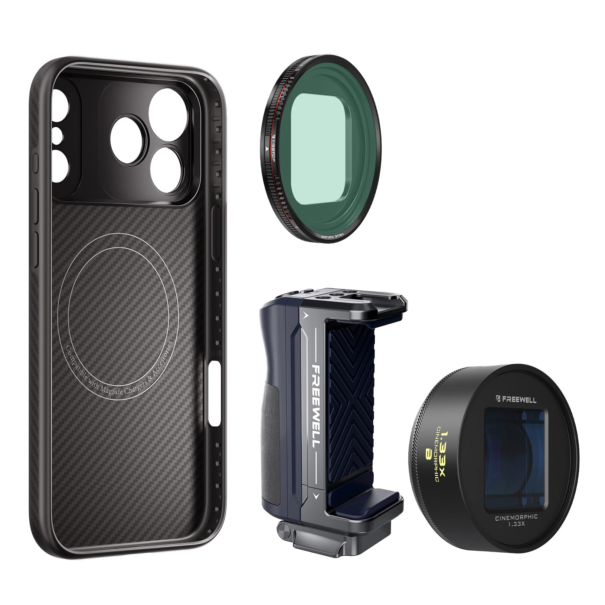 シェルパレンズ ウルトラプロキット Freewell 45倍マクロレンズ（17mmマウント） Freewell Sherpa iPhone