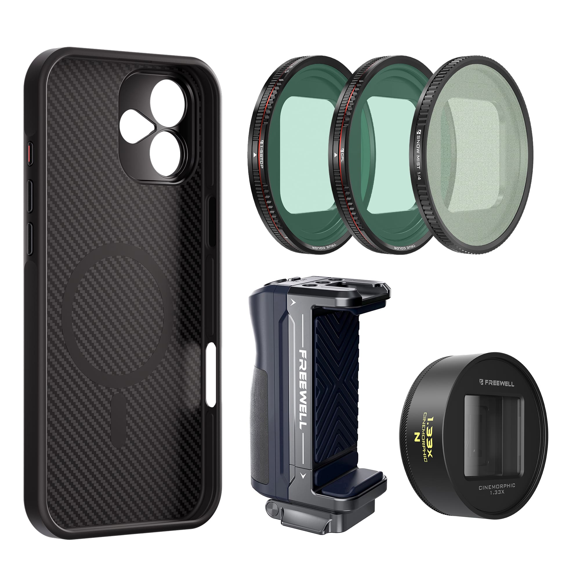 シェルパレンズ ウルトラプロキット Freewell 45倍マクロレンズ（17mmマウント） Freewell Sherpa iPhone