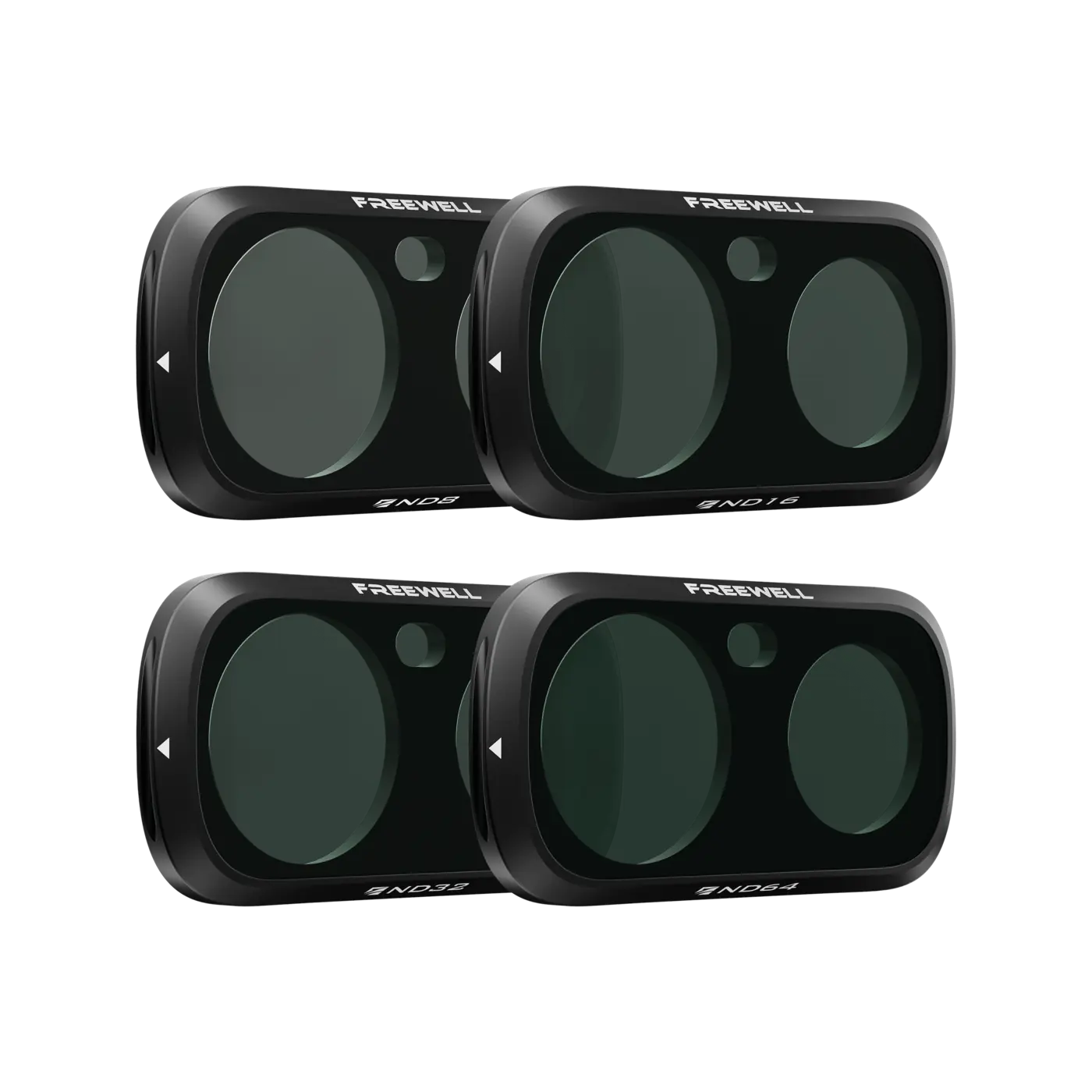 Freewell ND8, ND16, ND32 and ND64 filters in the Insta360 Luna Ultra Standard Day Kit