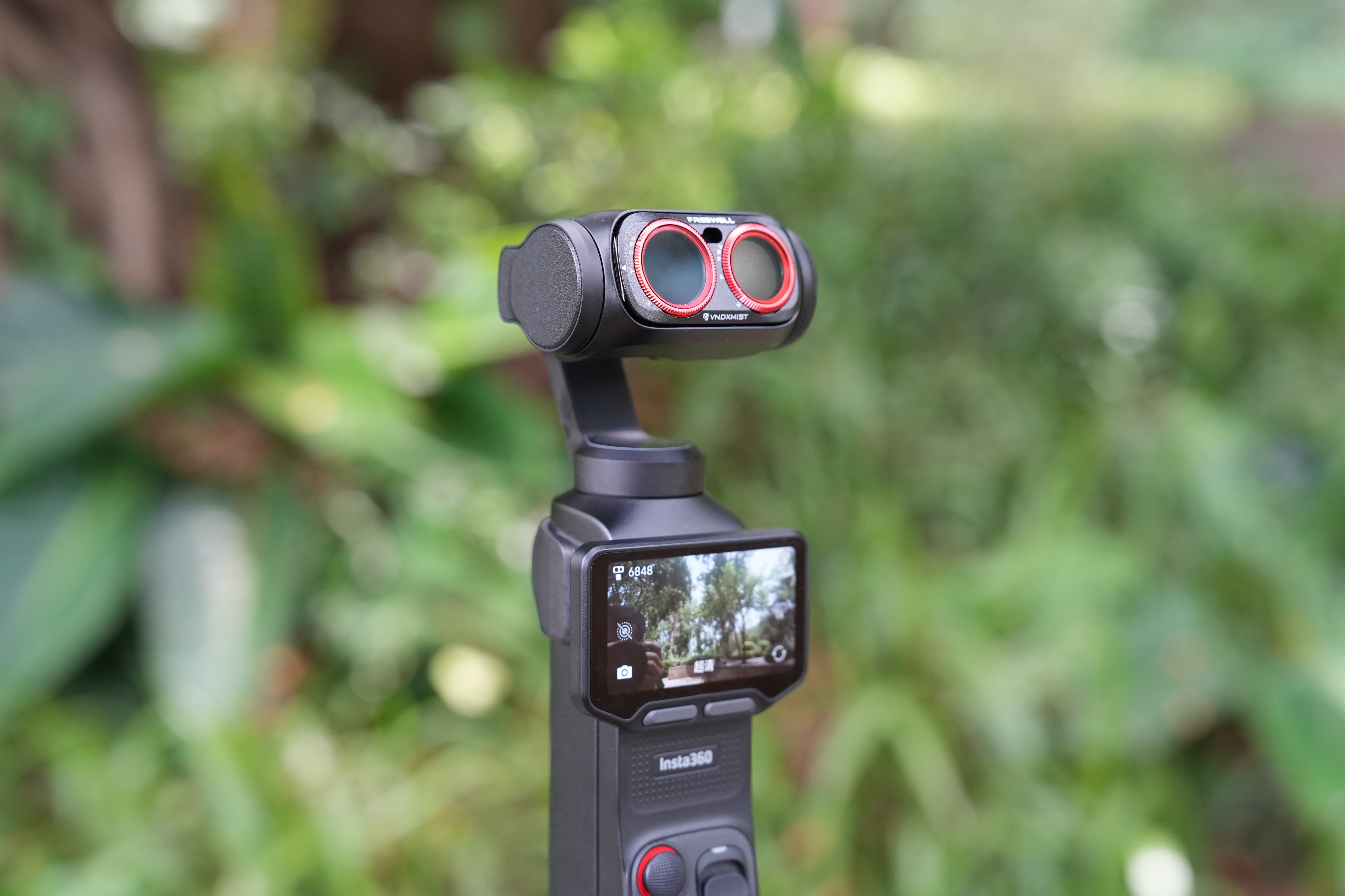 Insta360 Luna Ultra with Freewell variable ND filter