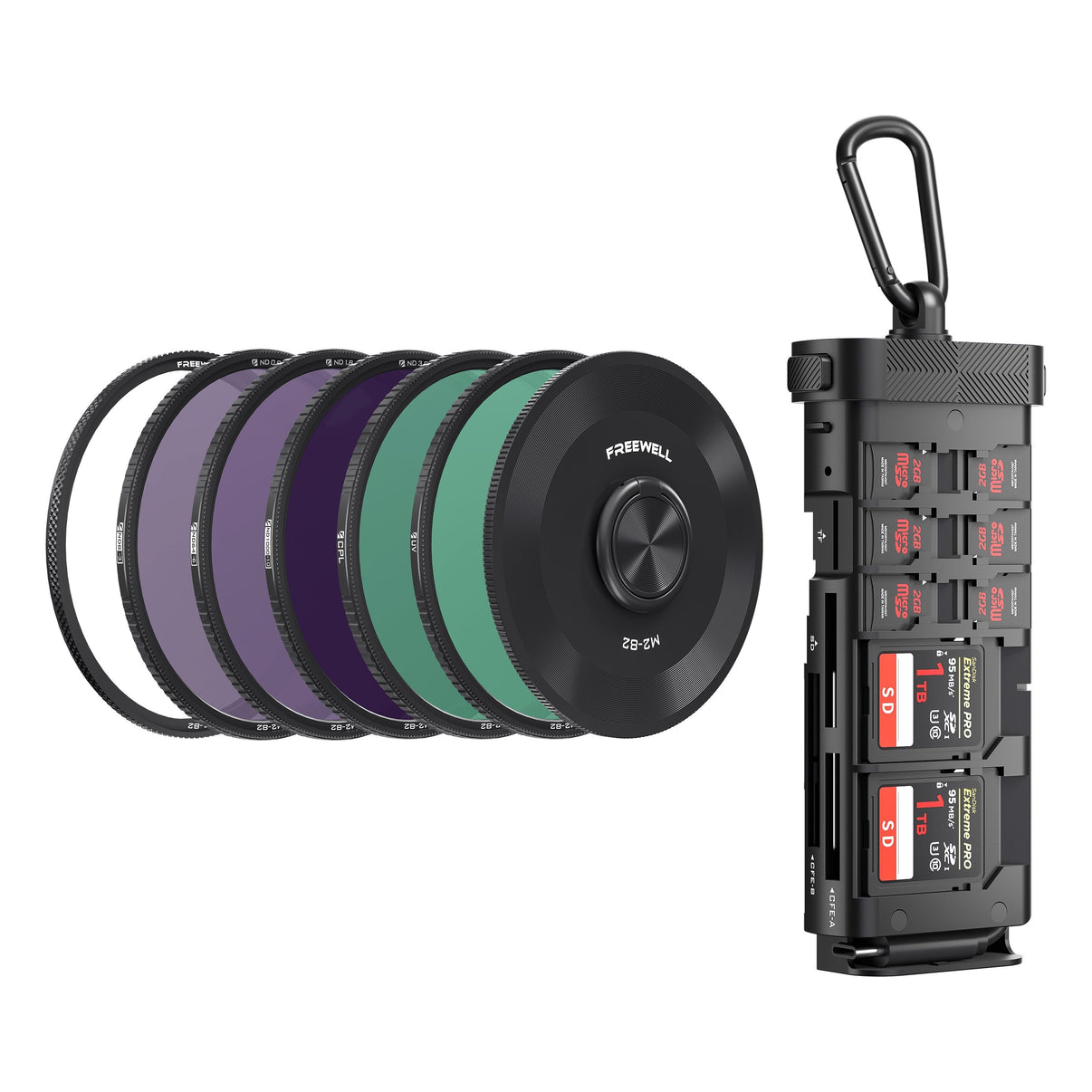 82mm M2 Magnetic Quick Swap 5Pack Pro Kit - Freewell Gear