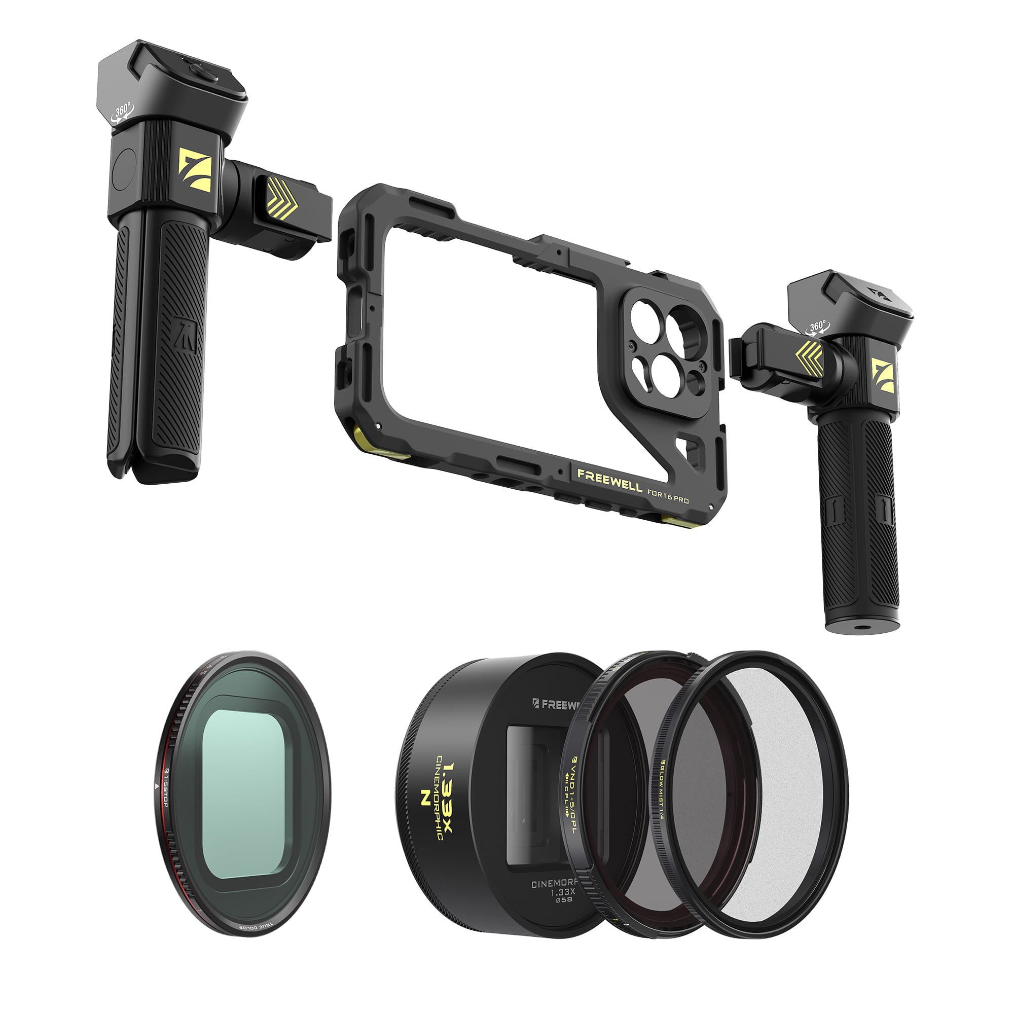 Freewell Genius Rig Kit iPhone 16 Pro用美品 neutral-cine-16pro-new.jpg?v=