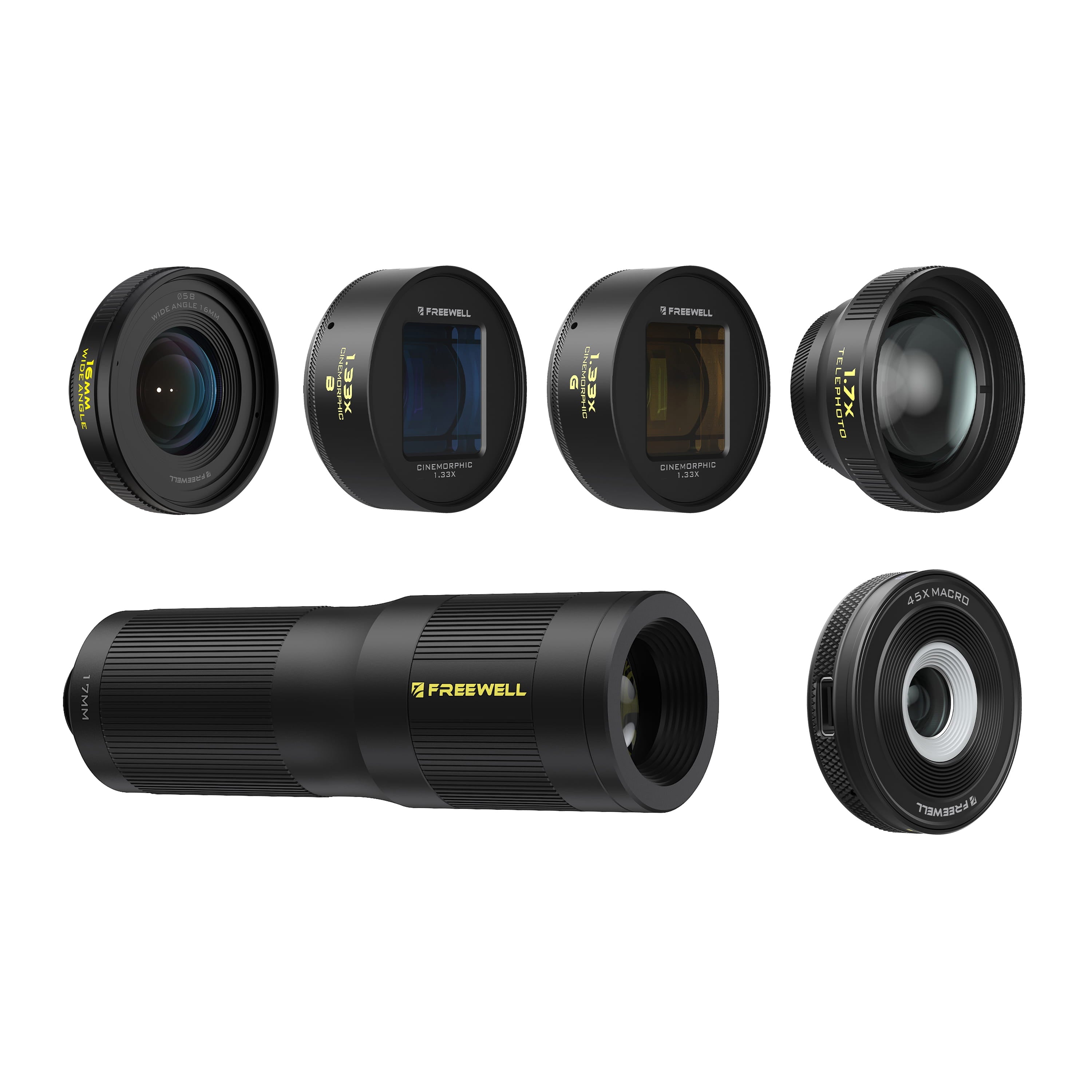 EBC FUJIKON 180mm 190mm 210mm レンズセット　箱付 IPhone/Samsung 17mm マウントレンズ用 Pro Filmmaker レンズキット