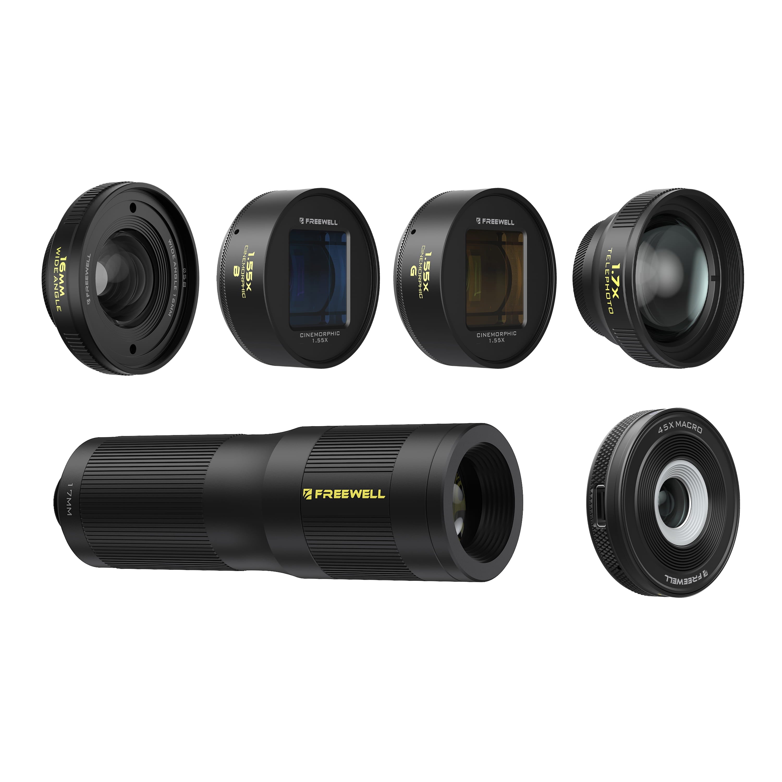 IPhone/Samsung 17mm マウントレンズ用 Pro Filmmaker レンズキット