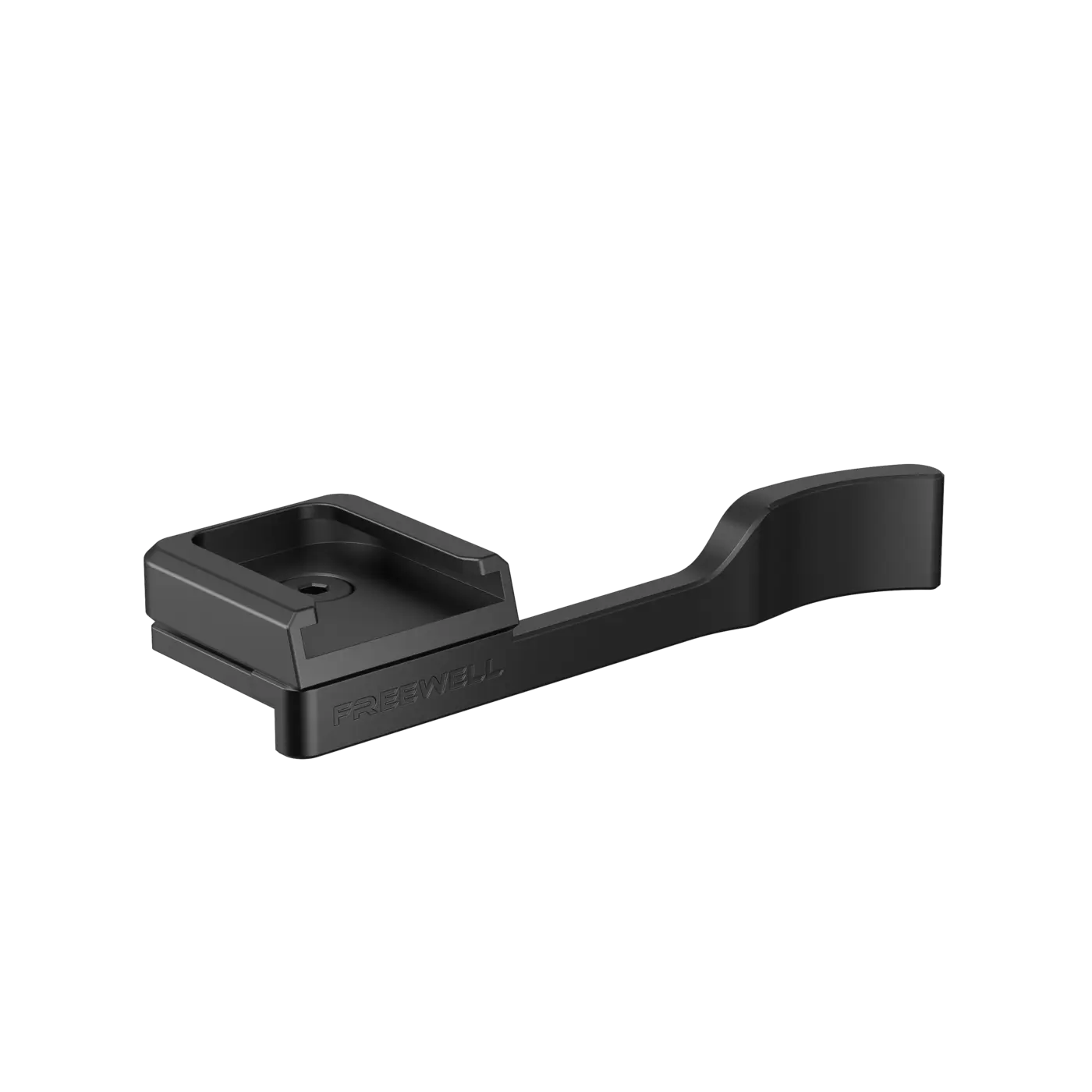 Freewell aluminum thumb grip for Ricoh GR IV with cold shoe mount