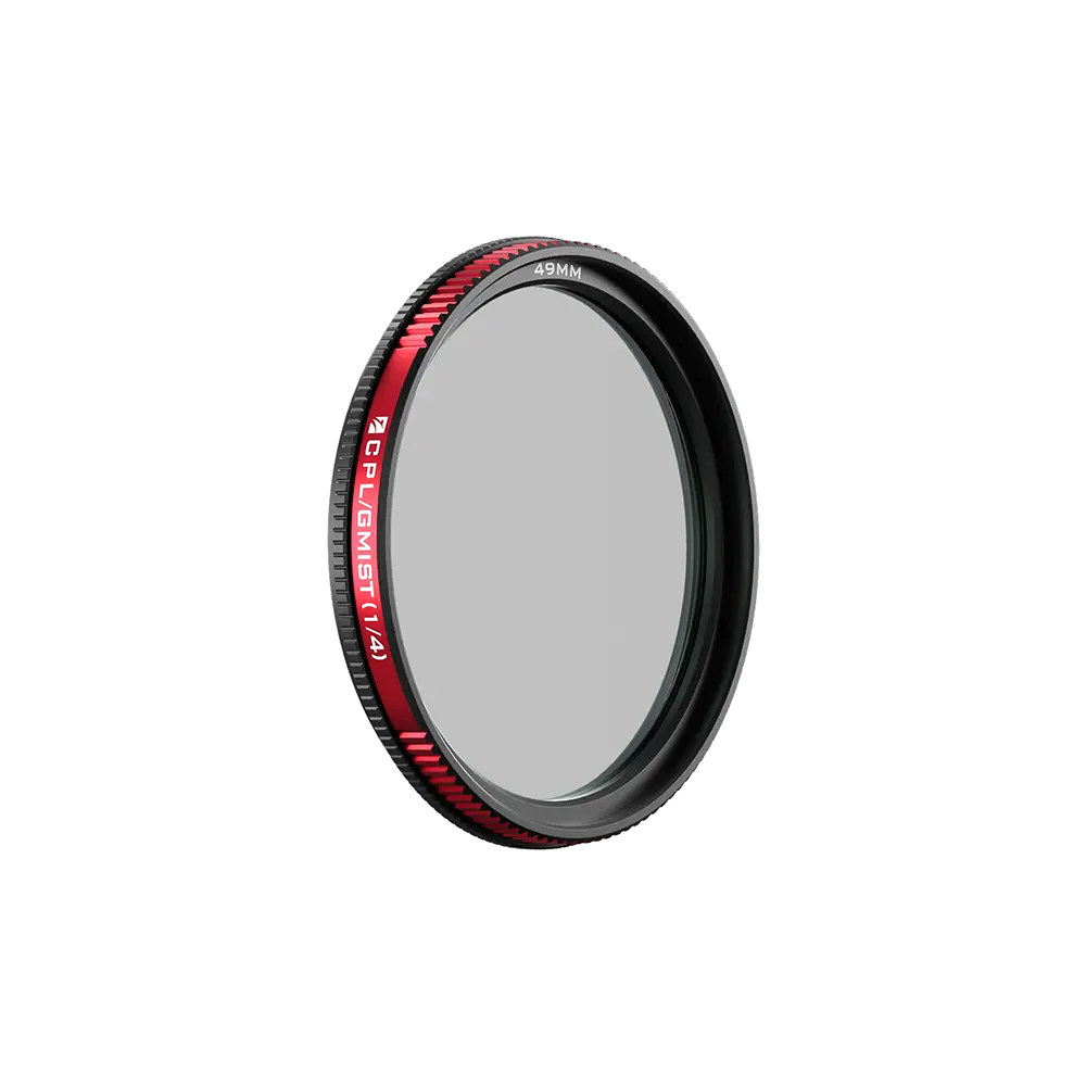 49mm hybrid CPL and Glow Mist 1/4 filter